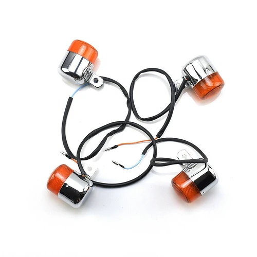 4 Uds luces de señal de giro para motocicleta 12V indicador intermitente ámbar accesorios de motocicleta para HONDA Z50 MONKEY CHALY DAX ST50 ST70