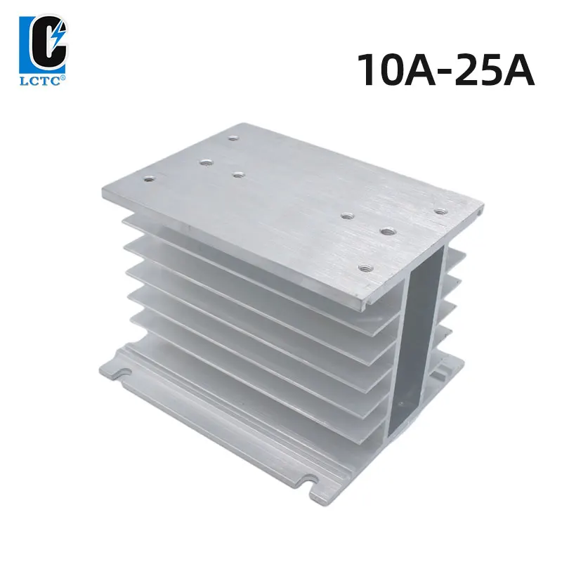 LCTC SSR Radiator Heat Sink Aluminum Cooling Radiator for Solid State Relay Three Phase 10A 25A Non-contact H-110