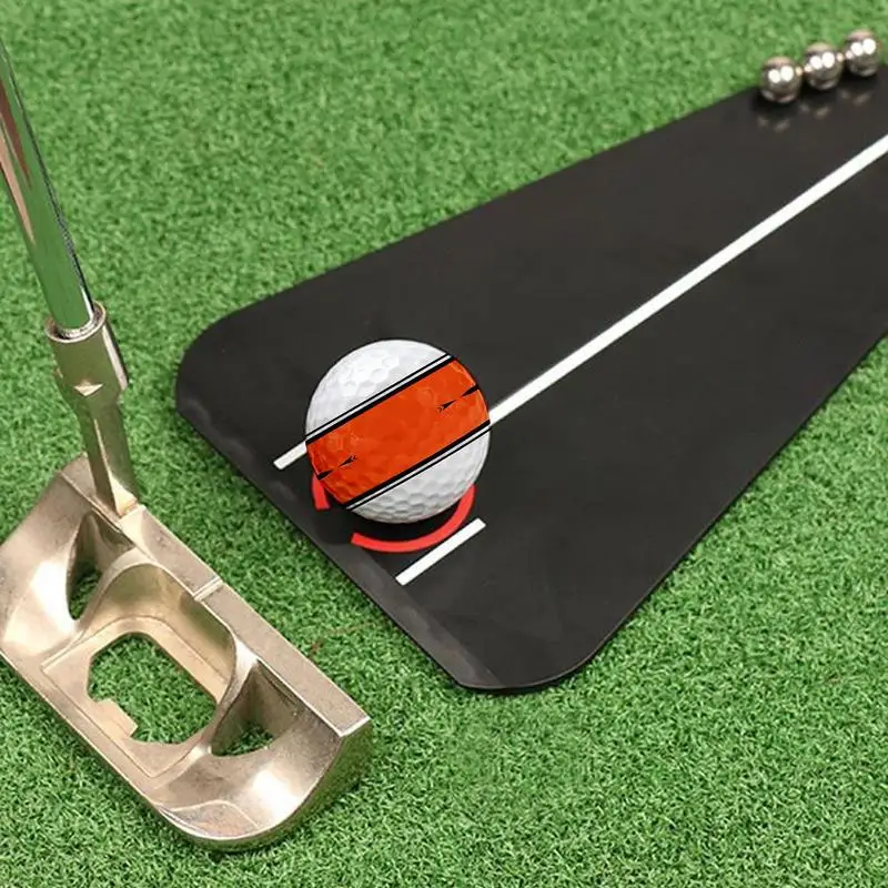 

Golf Balls 12 Professional Balls Sports Accessories With 360 Degree Orbital Putter Aiming System Training Aid For Outdoor Indoor