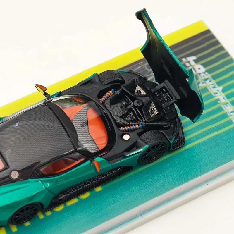 Fine Works 1/64 Aston Martin Vulcan Alloy Motor Vehicle Toy Die-casting Metal Model Collection Boy Christmas Gifts