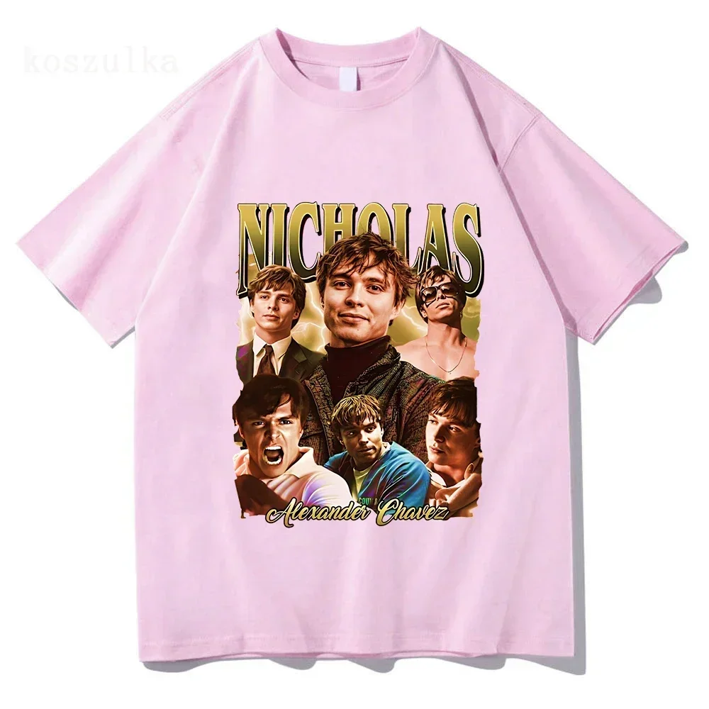 Nicholas Chavez Męskie Damskie T-Shirty Nowość Koszulki Okrągły Dekolt Fani Unisex Moda T-Shirt 100% Bawełna Klasyczna Odzież Streetwear