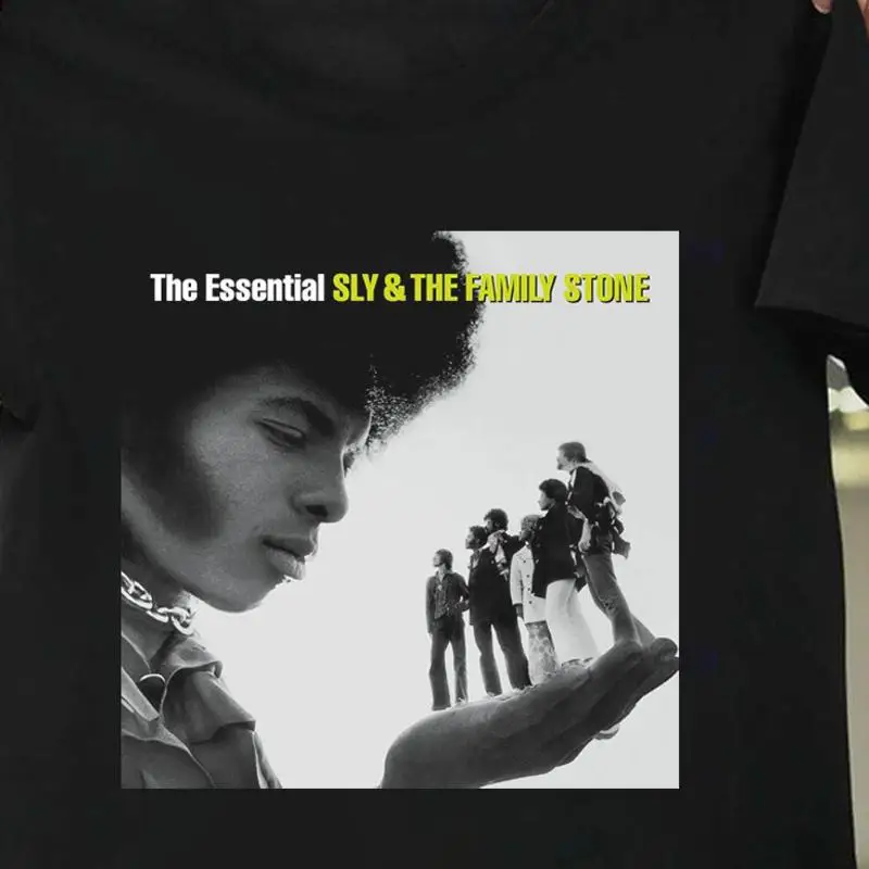 

Новая черная футболка Sly Stone The Family S 5XL для фанатов Dm127