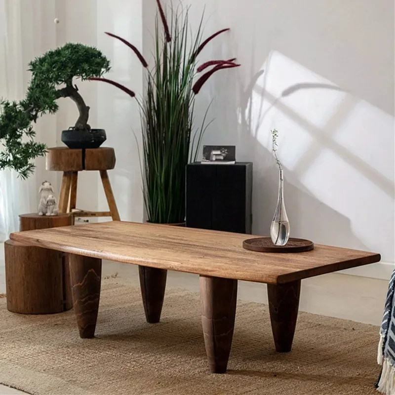 

Wooden Unique Coffee Table Design Minimalist Standing Quality Service Safe Coffee Table Creativity Mesas Bajas Trendy Furniture