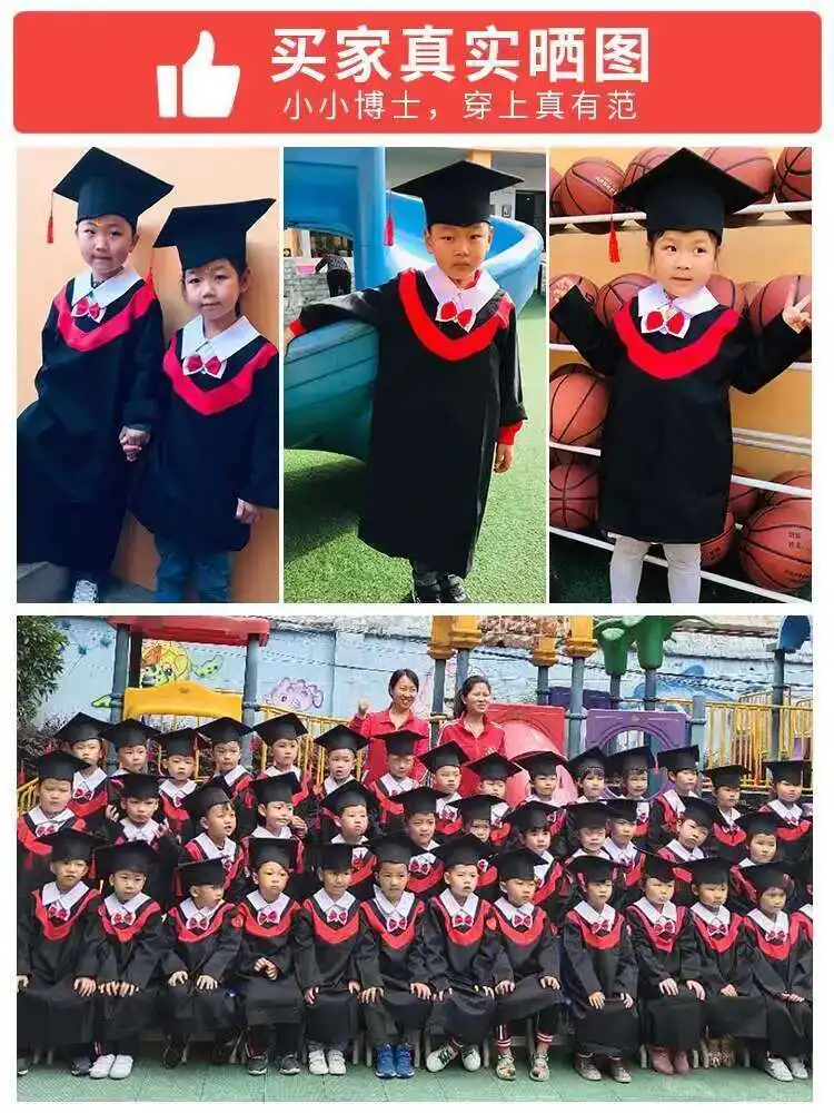 

Pupil Dr Clothing Kindergarten Academic Dress Costume Take Pictures Photography Graduation Photo Ceremonial Dress Cos Cosplay