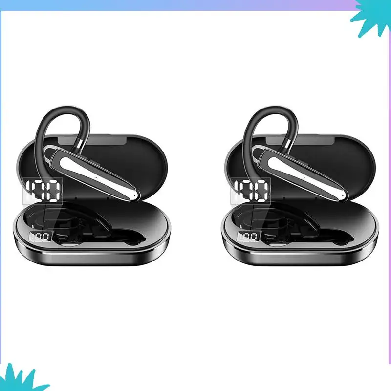 ABZW 2X YYK-530-1 Ear Hook Wireless Earphone Bluetooth-Compatible 5.1 Earhook Headphones Hanging Ear Headset Handsfree