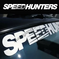 SPEEDHUNTERS Sunstrip Frontscheibe Aufkleber Vinyl Auto Aufkleber Auto Fenster Deco JDM Refit Kreative Wasserdichte Aufkleber Styling