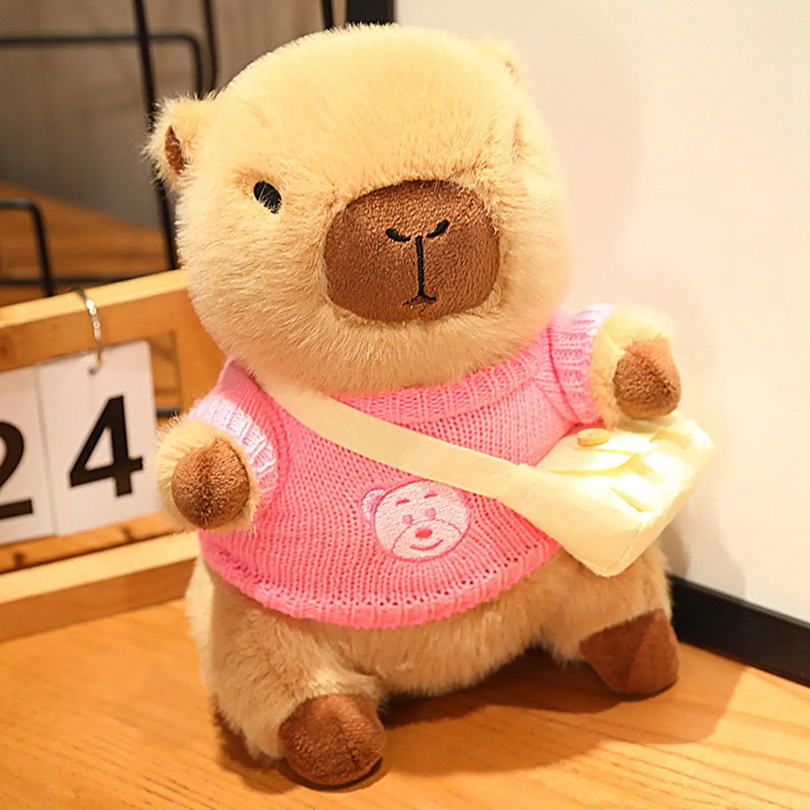 Capybara Doll Clothes Fashion Capybara Birthday Decorations for Cute Miniature Doll Clothes Dress Up Costume Plush Toy Stuffed