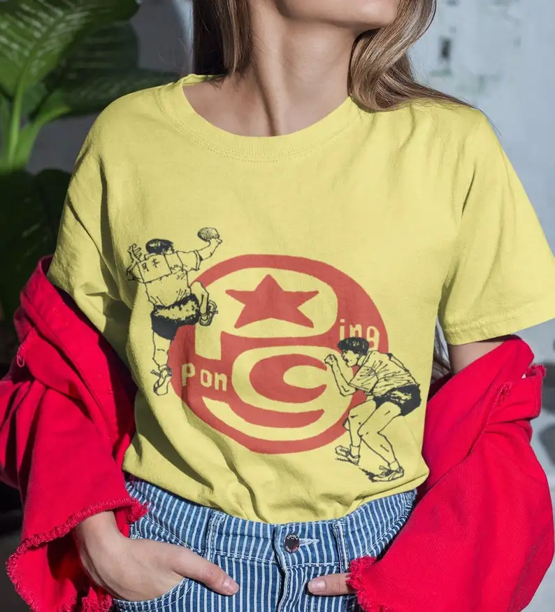 Taiyo Matsumoto Anime Crewneck T-shirt, Ping Pong, Peco, Smile, Vintage Retro Japanese Anime Manga Tee Shirt, Table Tennis