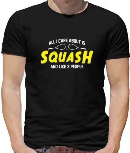 All I Care About Is Squash And Like 3 People Mens T-Shirt
