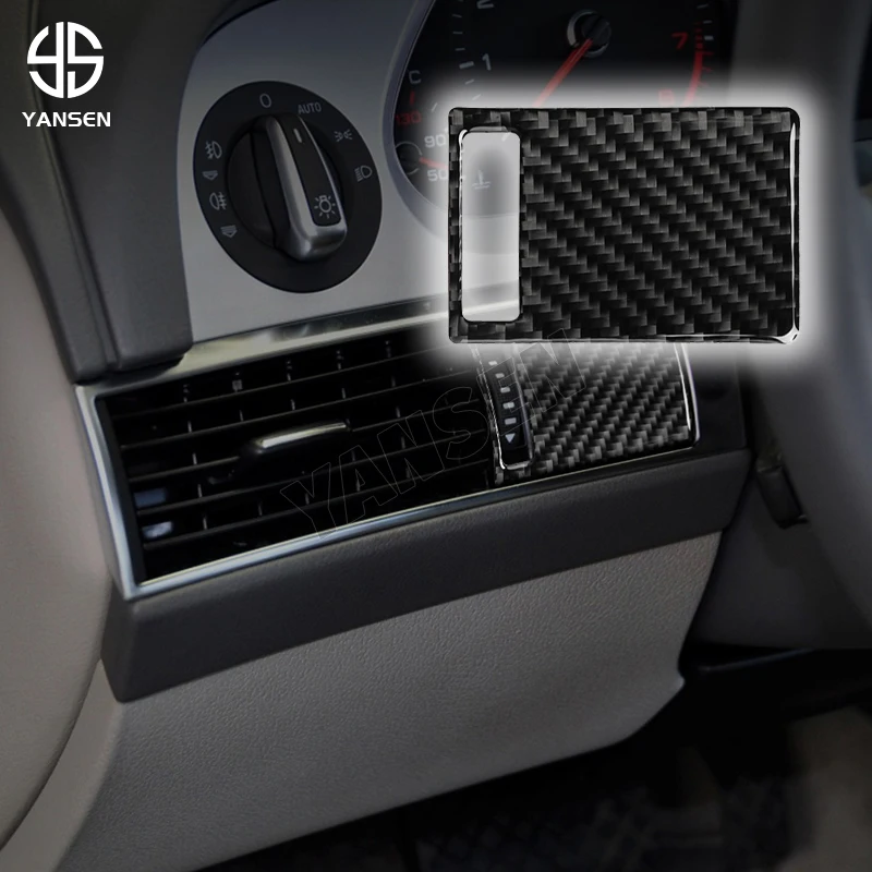 

Car Outlet Panel Trim Sticker For Audi A6 C6 2005-2011 2006 2009 Interior Accessories