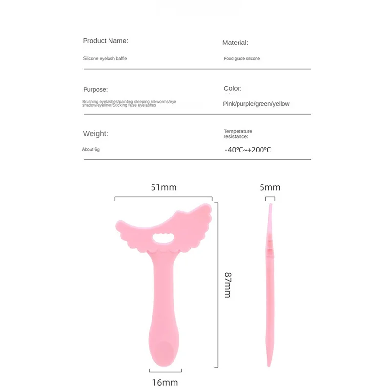 Eye Cosmetics Temperature Resistance Can Be Used Repeatedly Durable Durable And Reliable High Quality Silicone Makeup Assistant