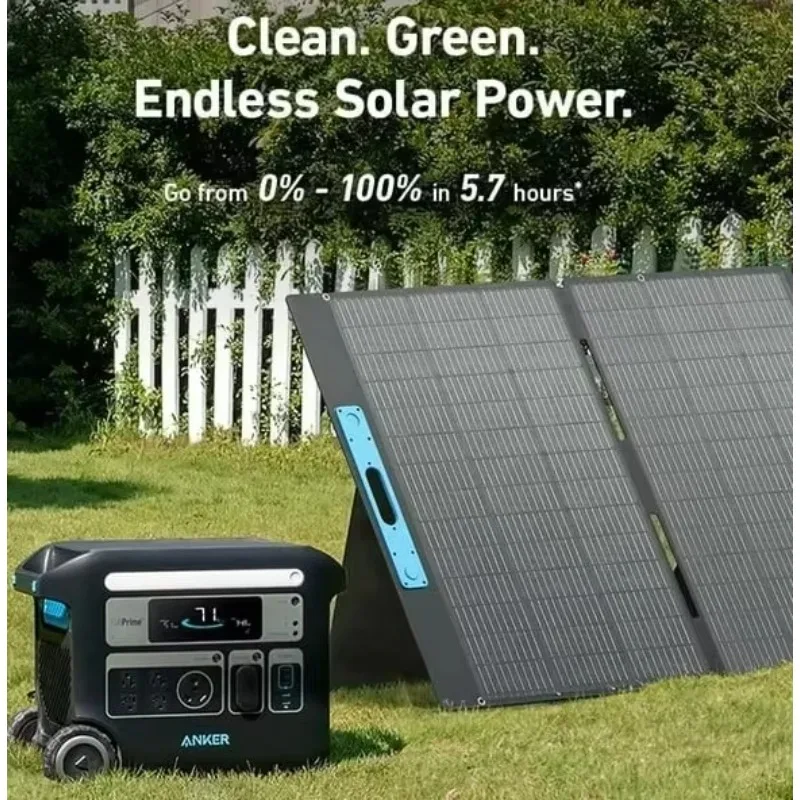 GaNPrime 2000W Capacity Portable Power Station Outdoor Emergency Backup Power Generator for Camping RV Home Use