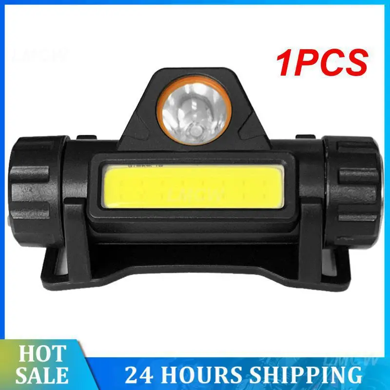 1PCS 12000lumens Led Headlamp XPE+COB Headlight Head Flashlight Fishing Head Lamp Built-in Rechargeable Battery Light