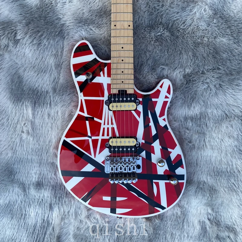 

in stock Eddie Van Halen guitar 22 fret maple wood fingerboard free shipping