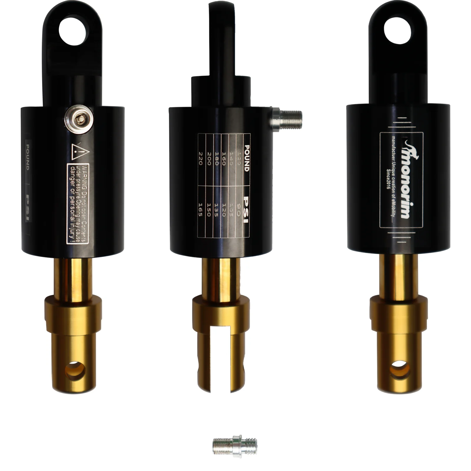 Monorim SGR2(2024 Year)Version Rear pneumatic precision shock absorbers For Segway MaxG2 series.