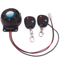 Alarma de motocicleta con Control remoto Dual, sistema de seguridad antirrobo con bocina, 105-125dB, 12V, oferta