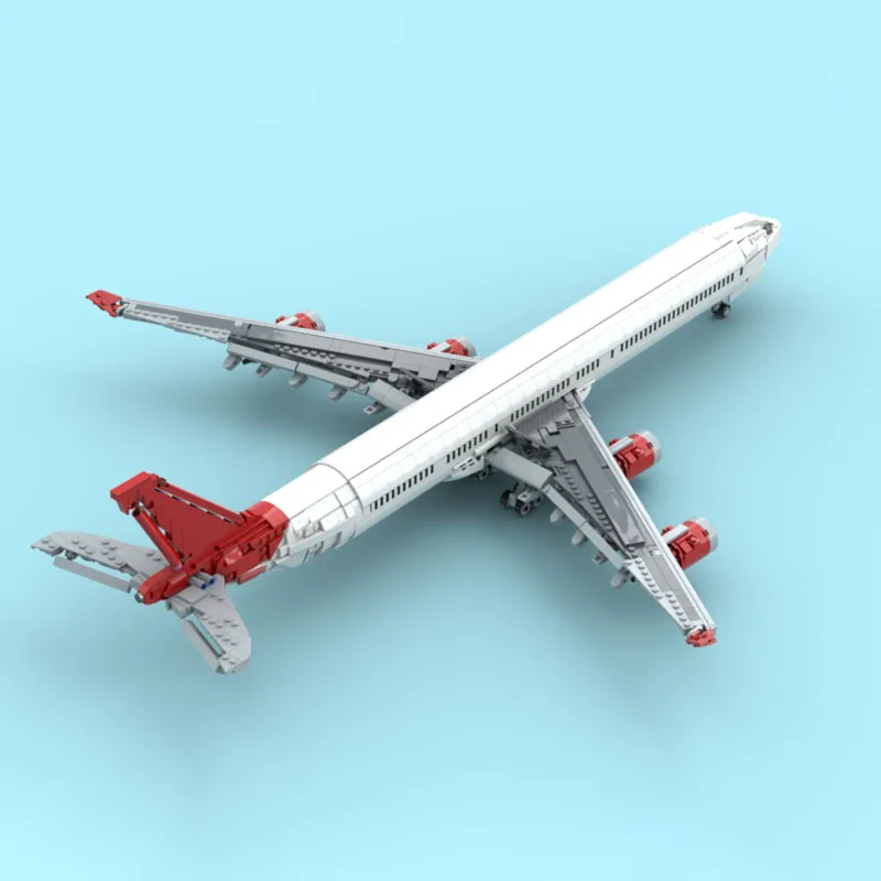 Squisito Nuovo Prodotto MOC Building Blocks Modello di Aviazione Airbus A340-600 Tecnologia Modulare Giocattolo Per Bambini Regalo Set di Assemblaggio FAI DA TE