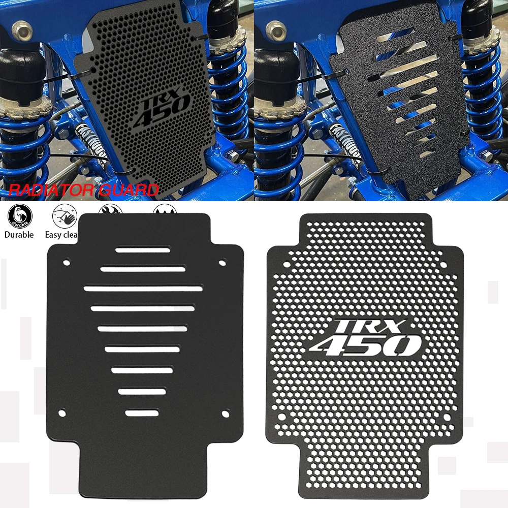 Motorcycles Radiator Guard For Honda TRX450R 2004 2005 2006 2007 2008 TRX 450R Cooler Radiator Stabilizer Roost Guard Protection