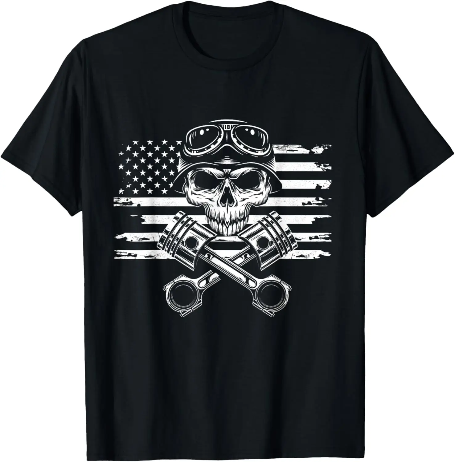 

American Flag Motorcycle Apparel - Motorcycle T-Shirt Motorcycle
