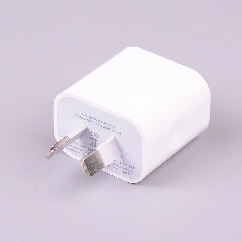 

1pc Universal Travel 5V 2A Dual Port USB Wall Home Charger Power Adapter AU Phone Charging Head Australian Standard Plug