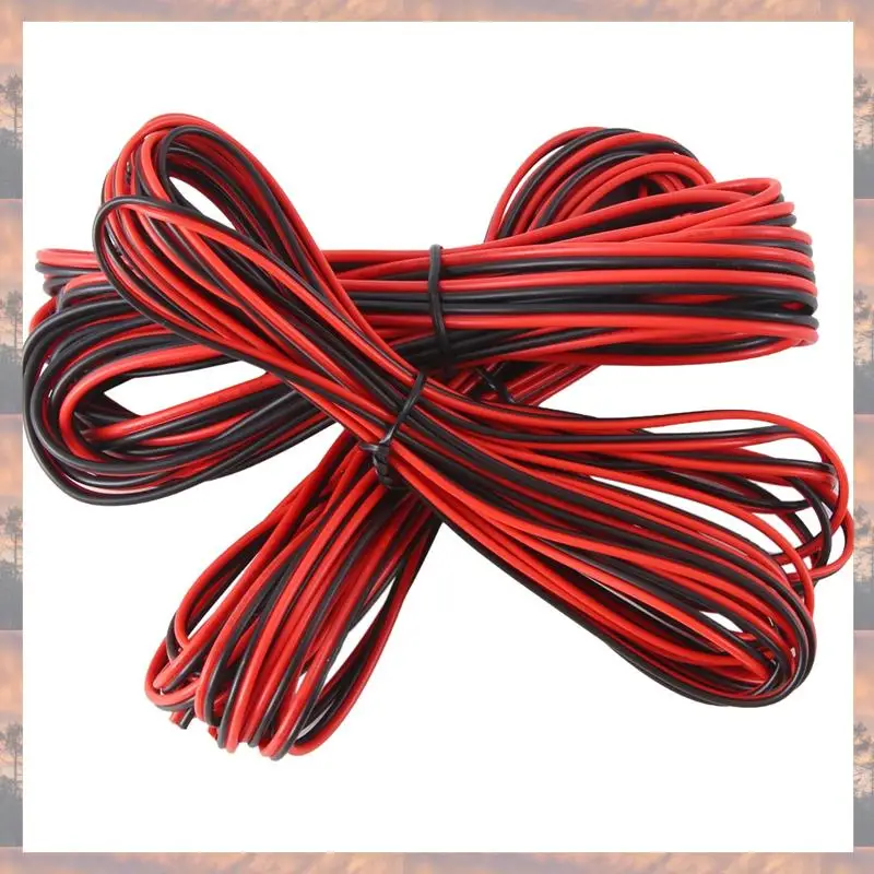 

2025 New-3PCS 2 Pin 12V 5M Electrical Wire 22/20/18AWG LED Strip Extension Cable For Speakers Audio Battery Connector
