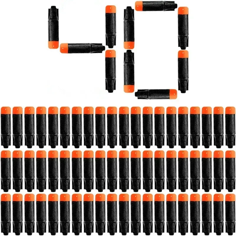 40 個の新しい黒弾丸、ウルトラトイガン用リフィルパック、ダーツスナイパーゲームの究極、ウルトラブラスターのみと互換性があります