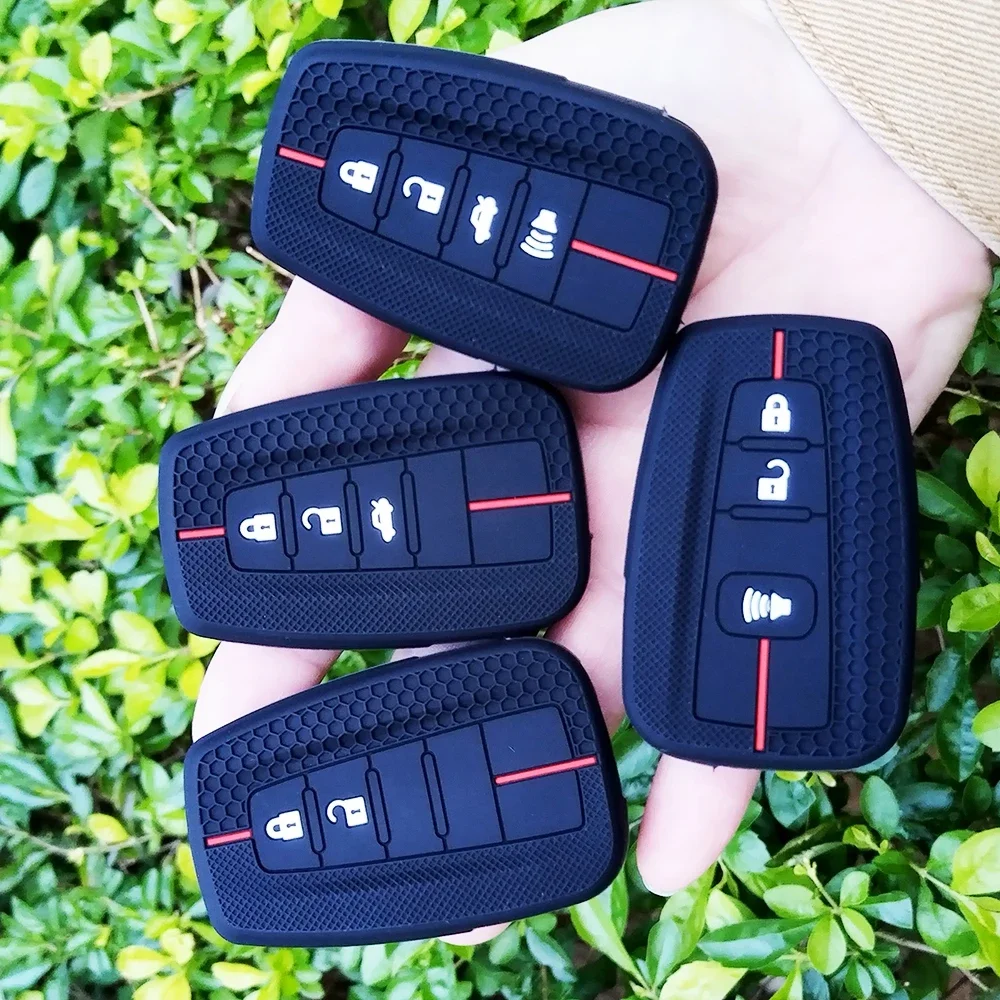 

Silicone Car Key Case Cover for Toyota Corolla Prius Camry V70 C-HR RAV4 Hybrid Highlander Altis Land Cruiser Prado 150 Avalon
