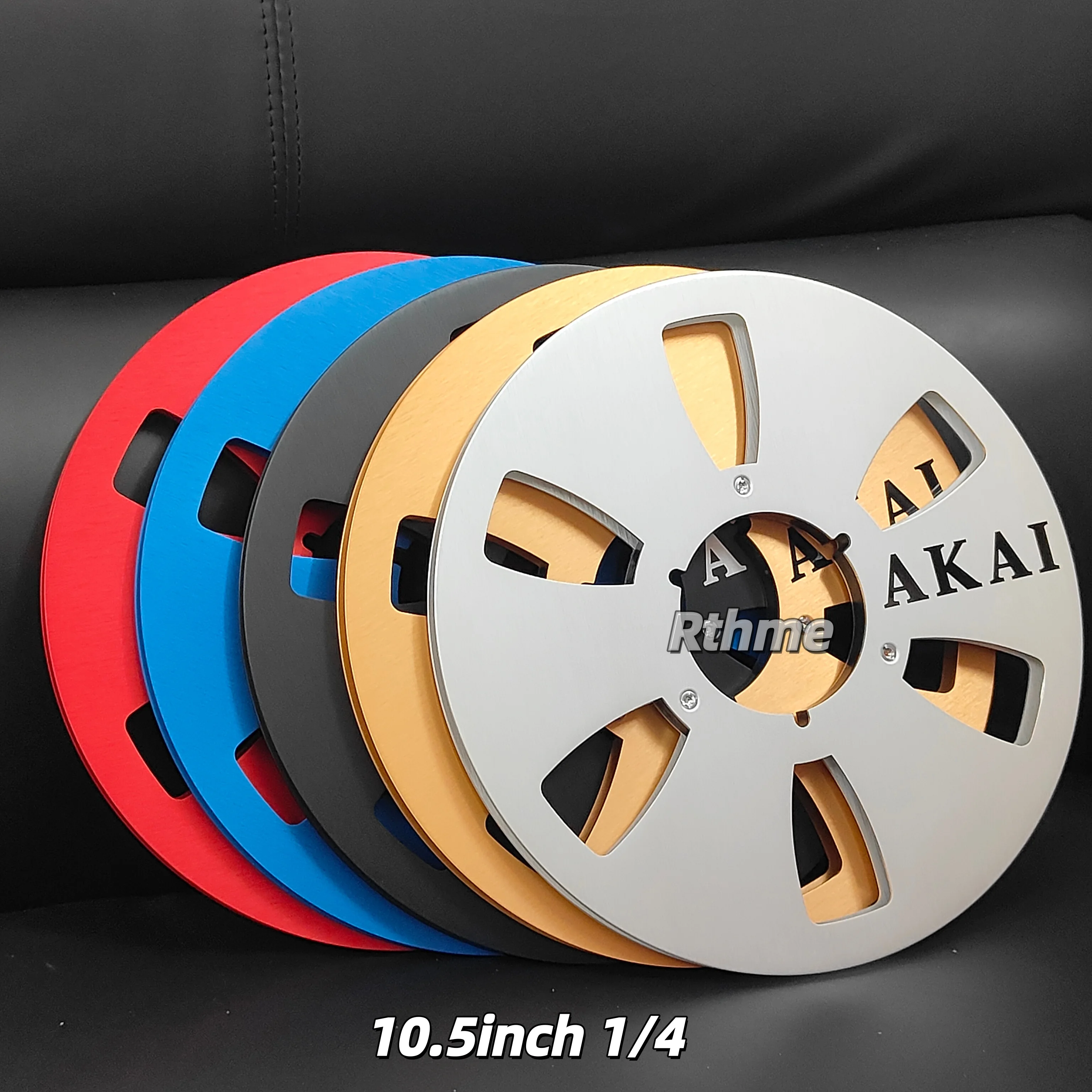 1/4 10.5 Inch Open Reel Audio Tape Empty Nab Hub Reel-To-Reel Recorders With Disk New Aluminum Accessories