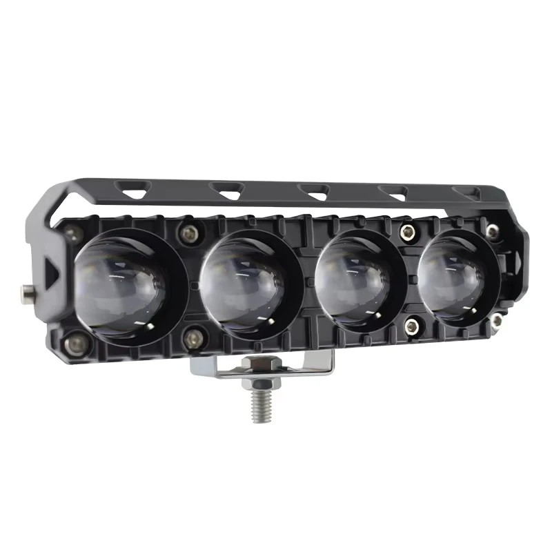 Motorrad-Scheinwerfer, Scheinwerfer, LED-Scheinwerfer, 4-Linsen-Hochleistungs-Zusatzlicht für Auto, Motorrad, Geländewagen, LKW, Nebelscheinwerfer