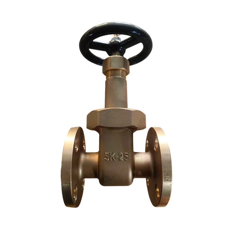 Wholesale Japanese Standard Brass Gate Valve F7367 Marine Seawater Pipeline On/Off Manual Control 0-100C