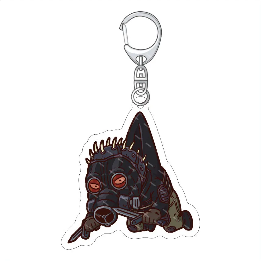 Dorohedoro Acrylic Keychain Anime Figure Caiman Nikaidou NoiEbisu Keyring Pendant  Bag Car Key Ring Decor Fans Collection Gift image 3