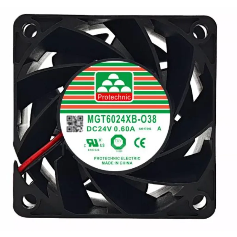 New Cooler Fan MGA6024VB-O38 MGT6024XB-O38 MGT6024XB-W38 24V 0.6A High Air Volume Inverter Cooling Fan 60 * 60 * 38MM