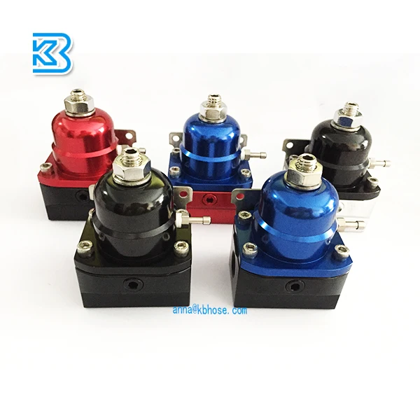 racing aluminum universal adjustable high performance gasoline e85 oil diesel in line fpr an fuel injection pressure regulator