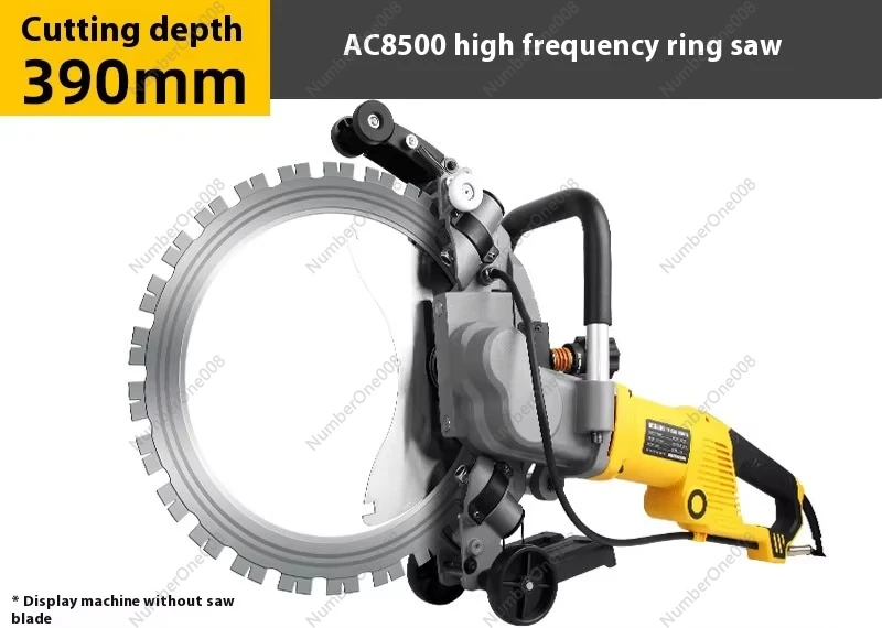 

8500 Wall Concrete Cutter 390mm Cutting Depth Handheld Ring Saw with Engine and Pump Core Components