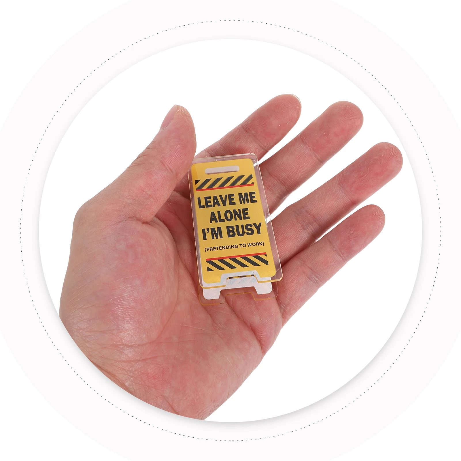 

8 Pcs Desk Status Sign Funny Office Desktop Memo Holder Don't Disturb for Door Boss