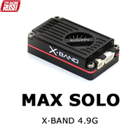 RUSHFPV MAX SOLO XBAND 4.9G 2.5W 8CH Transmitter VTX with CNC shell for RC FPV Long Range Drones DIY