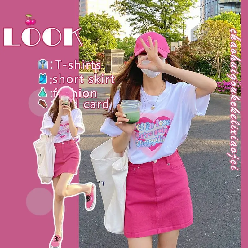 

Джинсовая юбка с высокой талией для женщин, летняя, непрозрачная, облегающая, миди, повседневная, А-силуэт