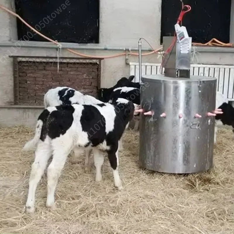304 Stainless Steel Automatic Calf Feeding Machine Feeding Milk Replacer for Calves with Electric Heating for Dairy Farm
