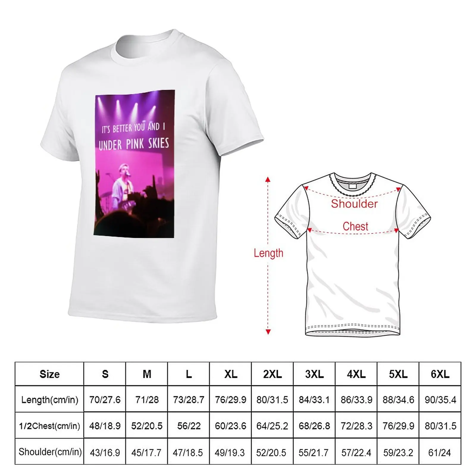 LANY - Pink Skies T-Shirt quick-drying t-shirt man clothes funny t shirts for men