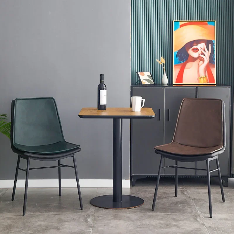 

Single Sofa Chair Rattan Nordic Furniture Acrylic Dining Chairs Modern Soft Kitchen Minimalist Chaises Salle Manger Dining Chair
