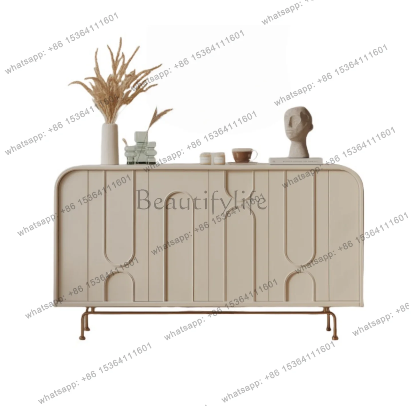 Original creative minimalist lacquered sideboard, living room wall storage, entrance storage and decorative cabinet