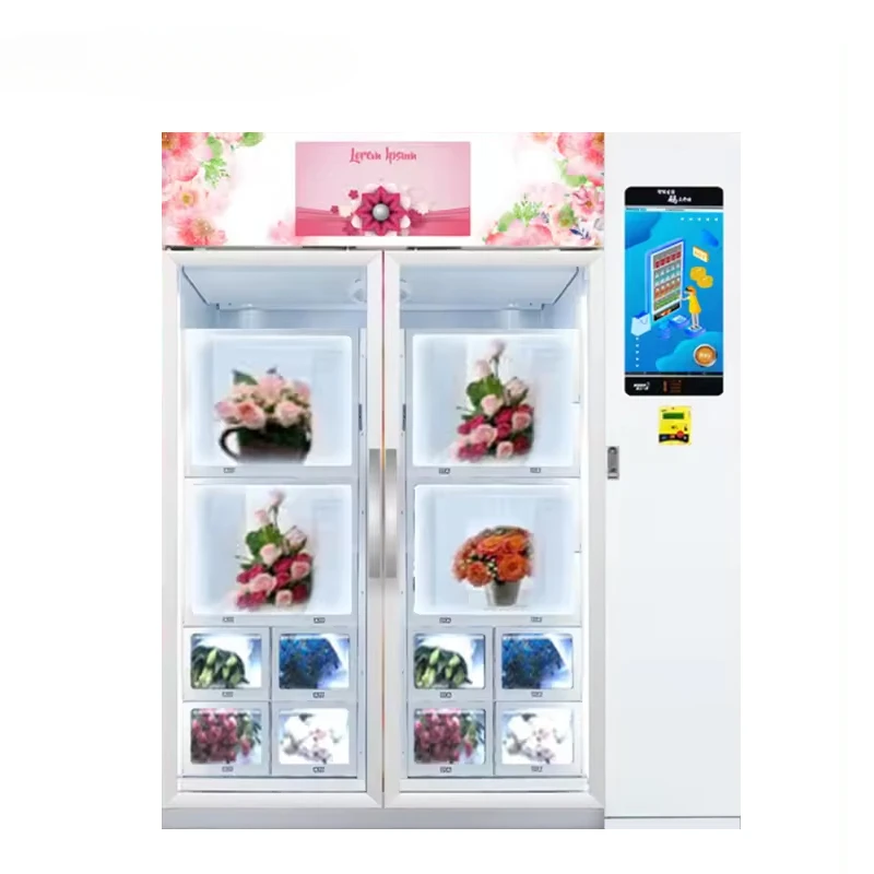 Fundord Custom Size Refrigerated Locker Vending Machine for Fresh Flower