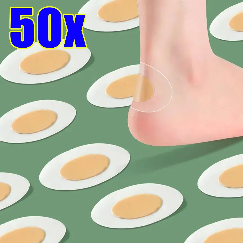 Invisible Gel Heel Protector Foot Patches Adhesive Breathable Blister Padding Hydrocolloid Bunion Corrector Stickers Foot Care