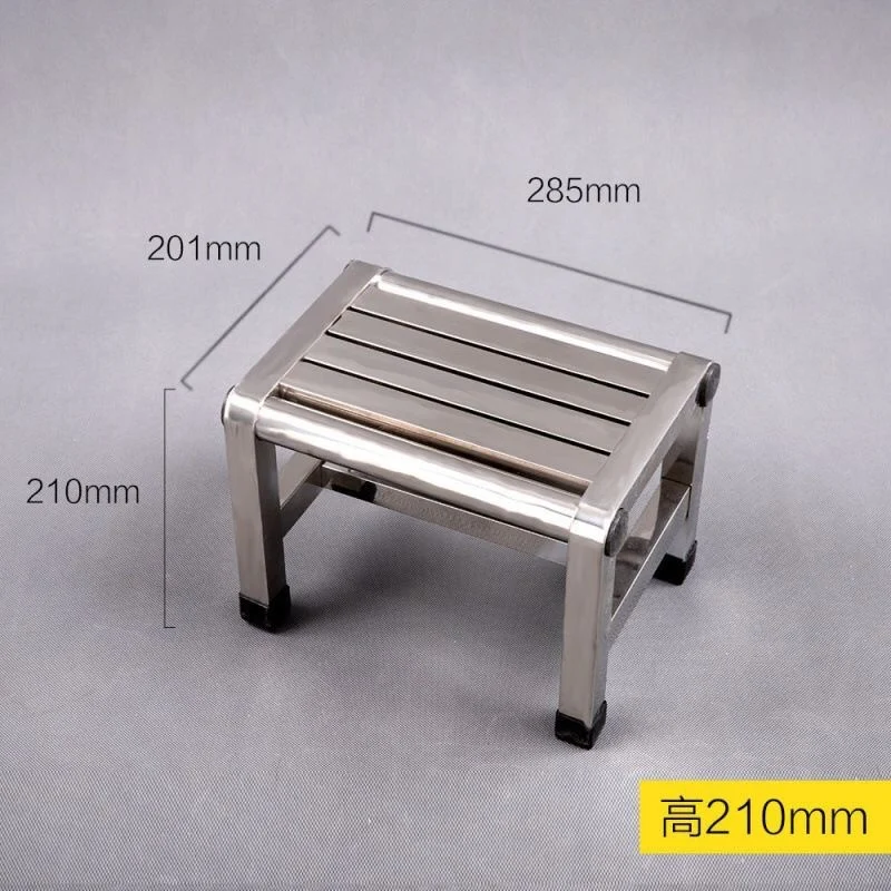 Shower Chair for Elderly, Non-Slip Stainless Steel Bathroom Seat, Waterproof Durable Thickened Metal Frame, Multi-Use Stool image 6