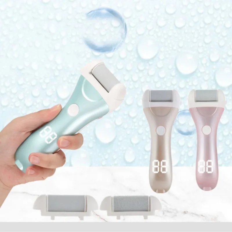 

Электрическая пилка для ног с зарядкой, шлифовальные инструменты для педикюра, профессиональный инструмент для ухода за ногами, средство для удаления омертвевшей и твердой кожи, мозолей