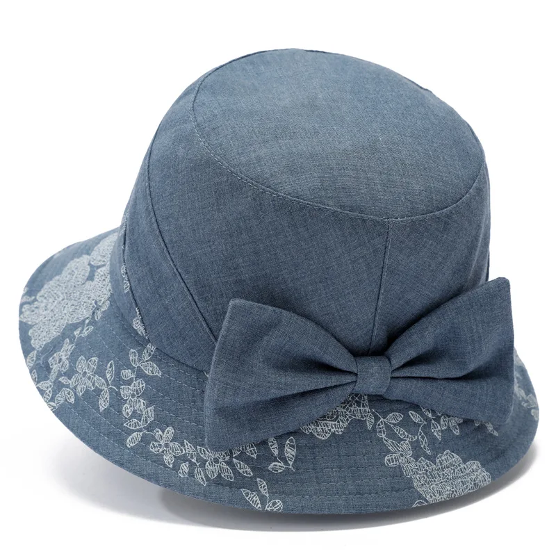 

Female Spring And Summer Sun Protection Sun Hat Elderly Cloth Cap Spring And Autumn Grandma Thin Bucket Hat Bucket Hat