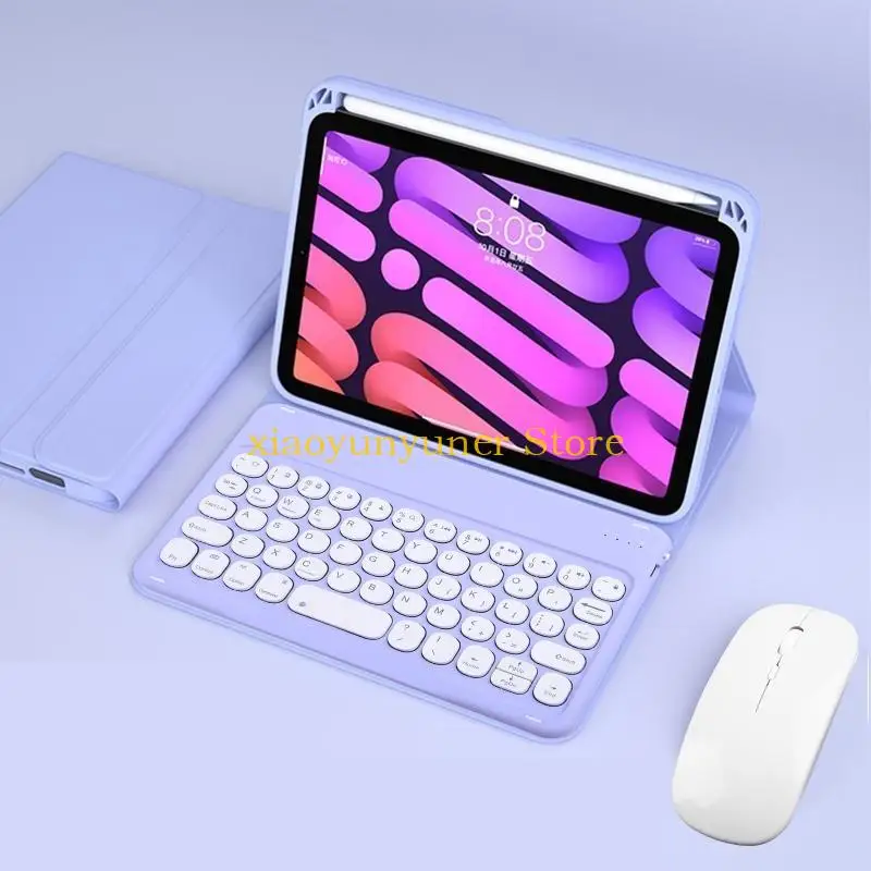 P9JB Teclado desmontable para caso para tableta Mini6 Compatible con mouse compatible con mouse cubierta 6