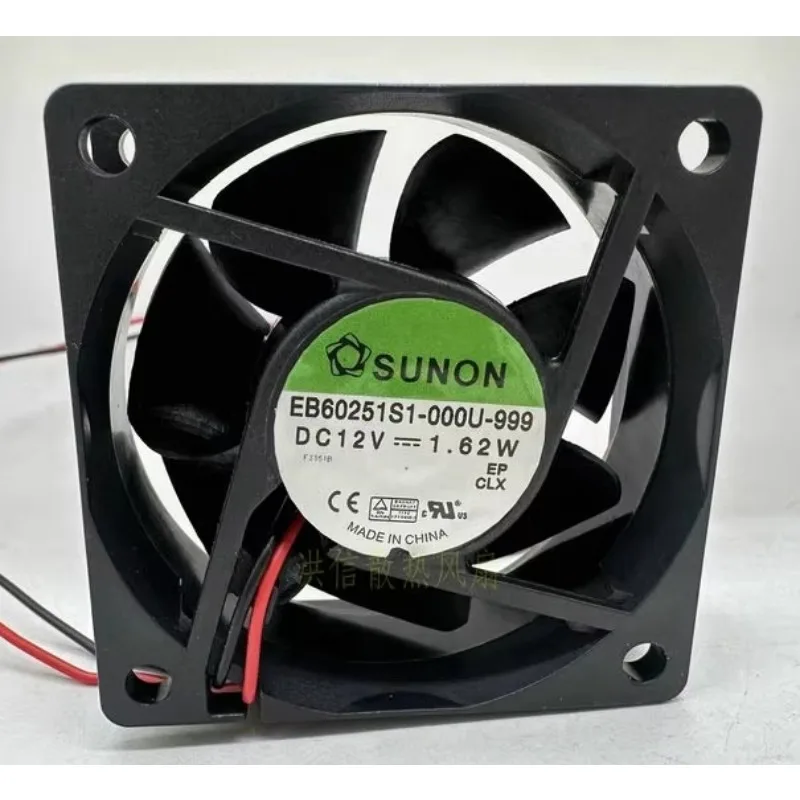 

НОВЫЙ вентилятор для SUNON 6025 EB60251S1-000U-999 DC12V 1,62 Вт охлаждающий вентилятор 60*60*25 мм