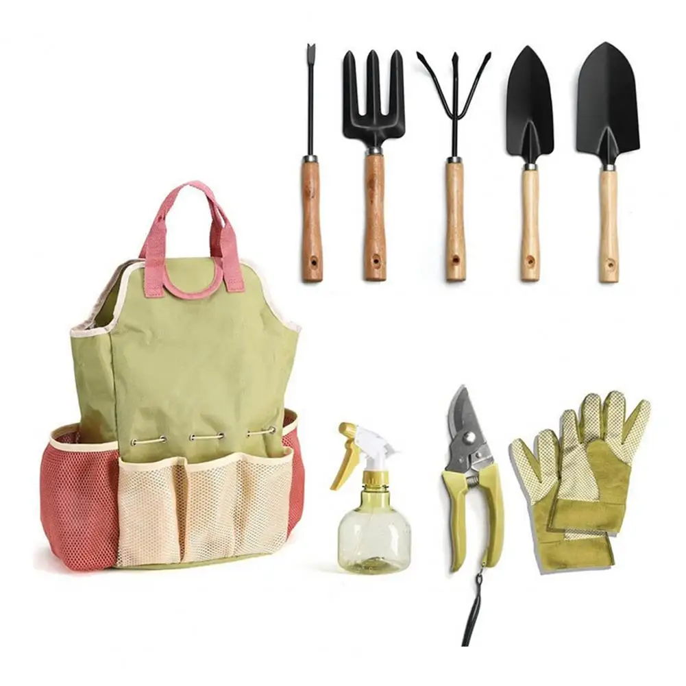 

Efficient Digging Tools Heavy Duty Gardening Tools Set with Carbon Steel Trowel Hand Rake Fork Storage Bag Ideal Gifts for Home