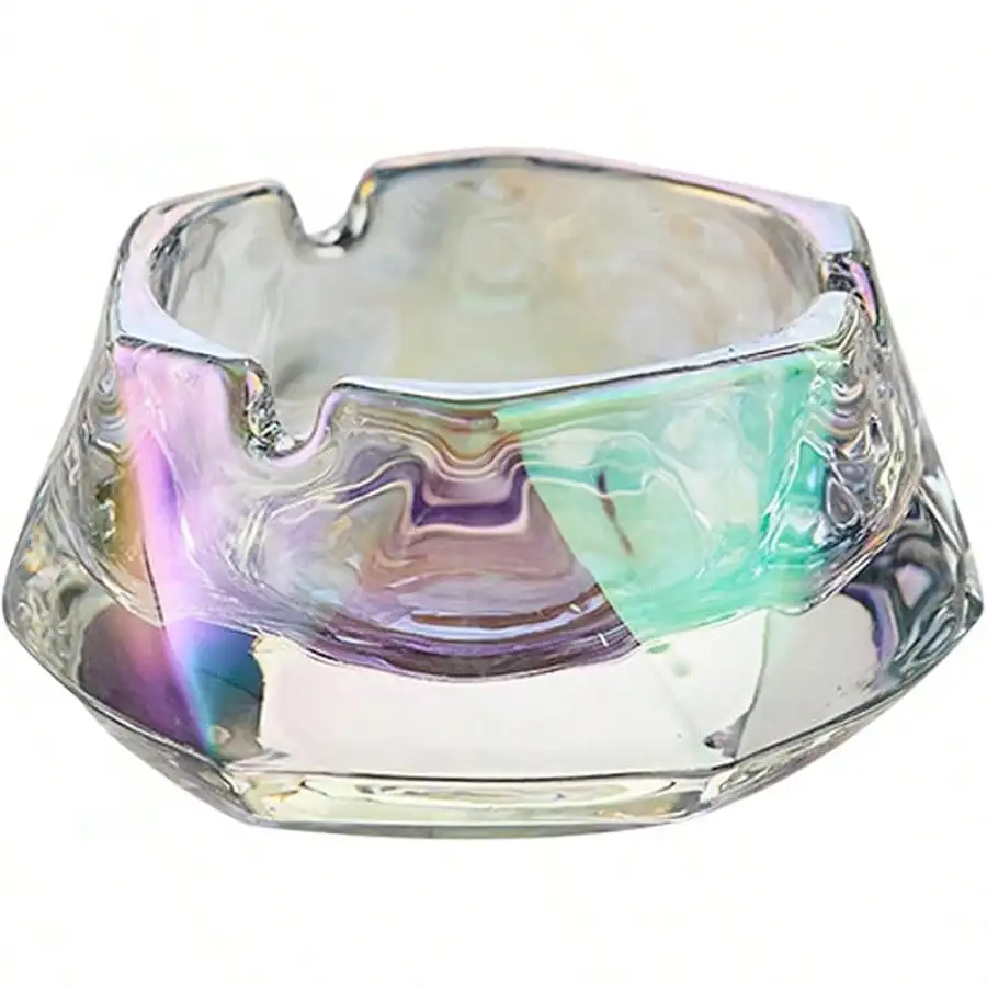 

Ashtray Ash Tray, Home Ashtrays Smokers Cigarettes - Glass Ashtray Outside Patio Outdoor And Indoor
